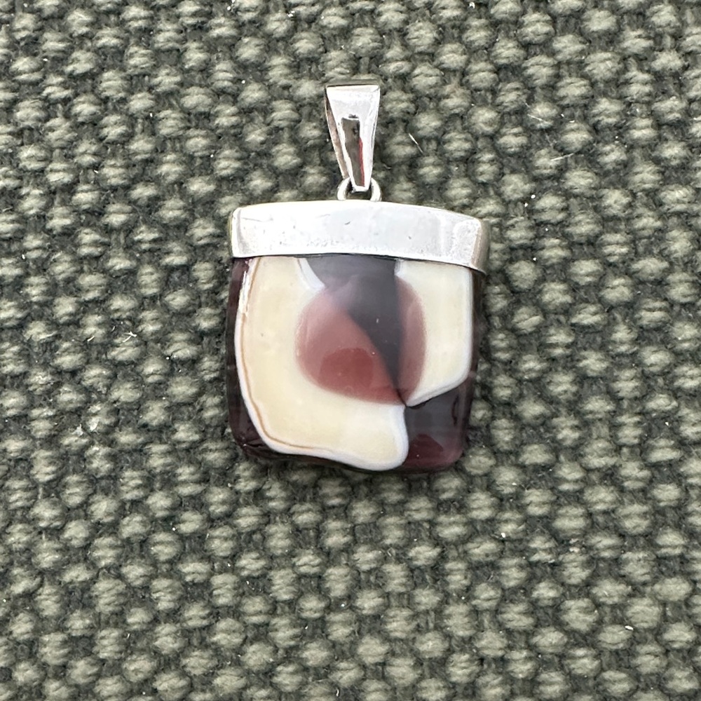 Silver and glass Pendant
